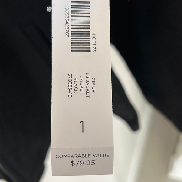 Chico's Elegant Quilted  Black Jacket - Picture 5 of 7